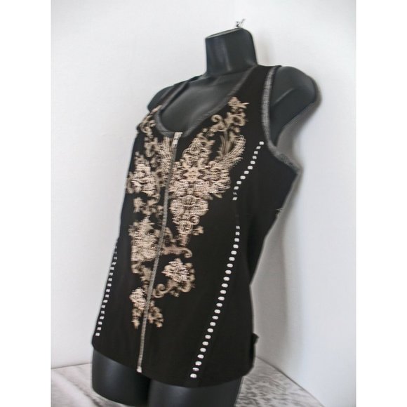 from Los Angeles bus stop Fleur De Lis and Rose tank top size XL - Picture 6 of 7
